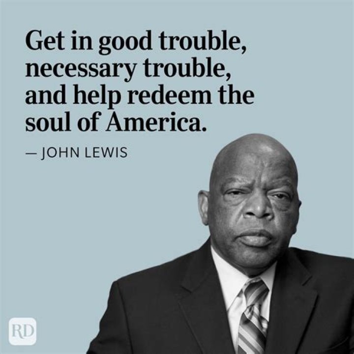 What is John Lewis Famous for Saying?